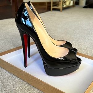Christian Louboutin Lady Peep Patent Calf 36.5